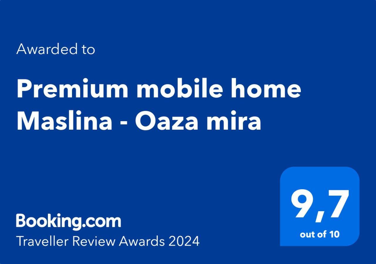 Premium Mobile Home Maslina - Oaza Mira Drage Bagian luar foto